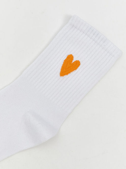 Kalp Bask?l? Kad?n Soket ?orap