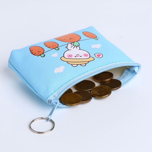 Цена за 2 шт. Кошелёк детский «Милые зверята», монетница, на молнии, МИКС