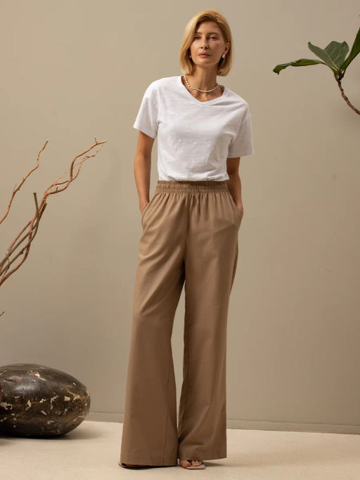 Брюки женские Фантазия New Бежевый М-16БРЖ MODAMICA