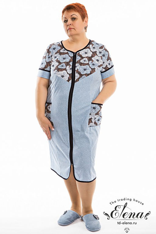 Халат М321105б Набивка - Елена фото 2