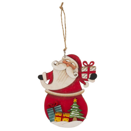 Изделие декоративное подвесное "Дед Мороз", L9 W0,5 H11,5 см, 4в.