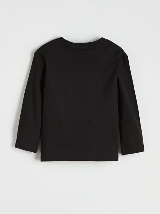 Bisiklet Yaka Be?ikta? Bask?l? Erkek ?ocuk Pijama ?st