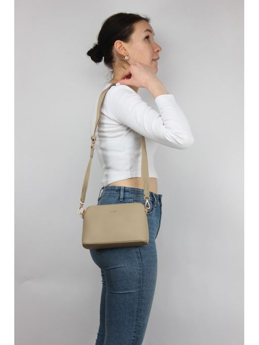 Сумка женская искусственная кожа DJ-СМ 7334-TAOS TAUPE, 1отд, плечевой ремень, бежевый SALE 263823 - Adelia фото 9