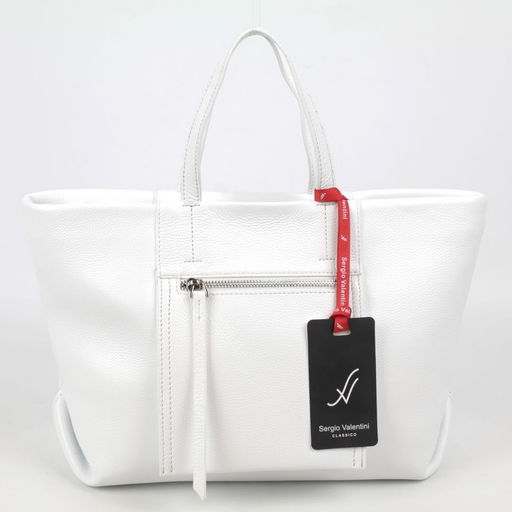Женская кожаная сумка Sergio Valentini SV-9085 Вайт  фото 2