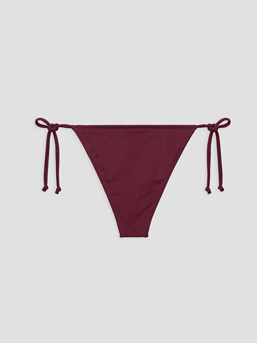 Yanlardan Ba?lamal? Kad?n Bikini Alt