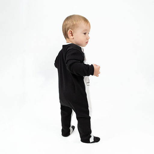 Комбинезон ясельный черный галстук