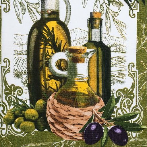 Цена за 2 шт. Полотенце кухонное Оливки 35х602 см - Доляна фото 3