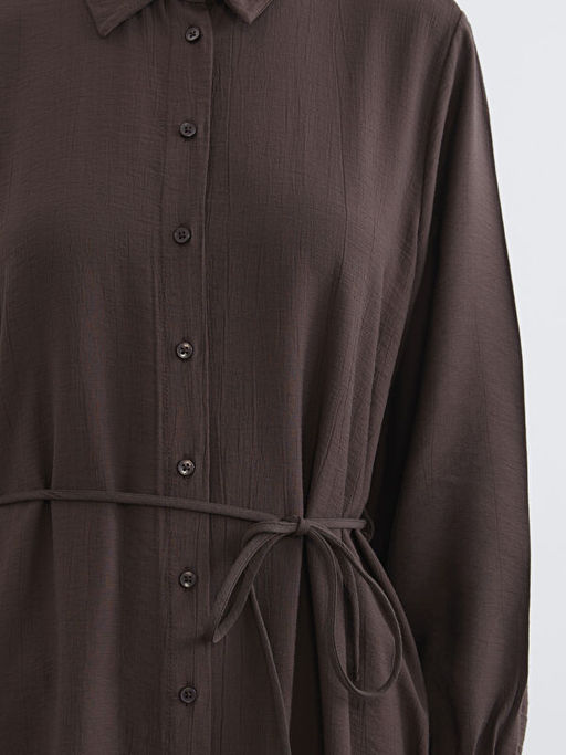 Dokulu Ku?akl? G?mlek Elbise