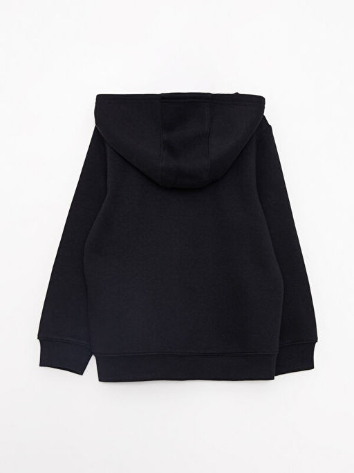 Kap??onlu Basic Uzun Kollu K?z ?ocuk Fermuarl? Sweatshirt - Waikiki фото 3