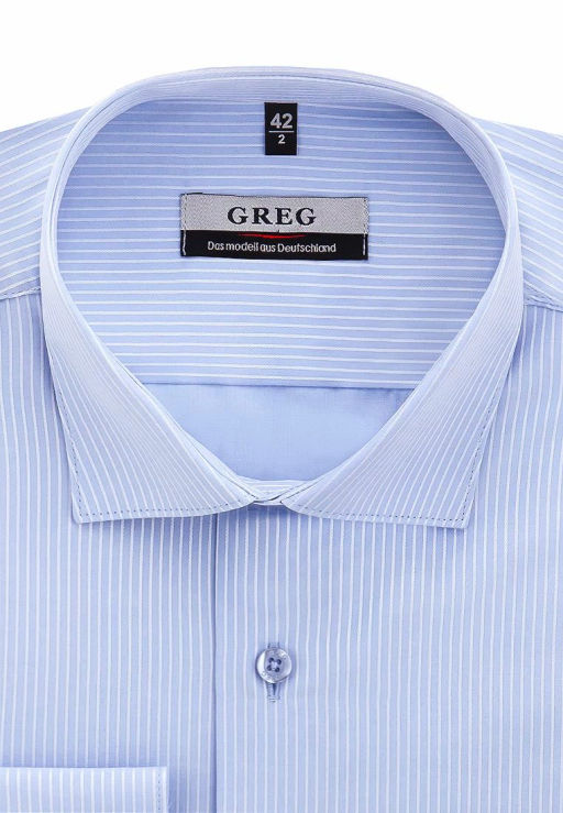 Сорочка мужская длинный рукав GREG 201/199/5589/Z  фото 12