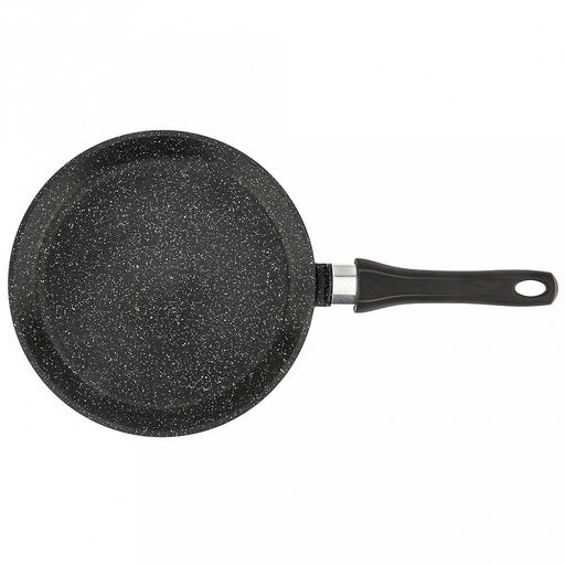Сковорода блинная с тефлоновым покрытием д26см "Гранит Induction", h2см, s0,3см, ручка из термостойкого пластика (Россия) Подходит для всех видов плит, включая индукционную.