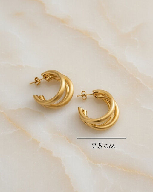 Стильные серьги