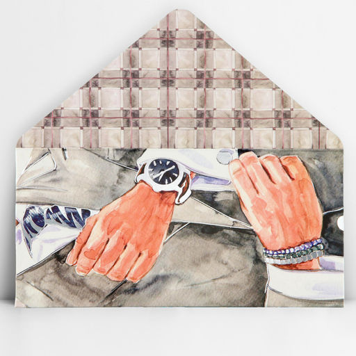 Цена за 10 шт. Конверт для денег «Мужчине», тиснение, 16.5×8 см