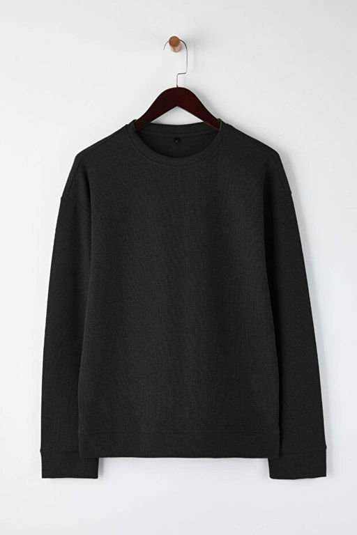 Siyah- Kahverengi- Beyaz Regular/Normal Uzun Kollu 3l_ Basic Paket T-Shirt TMNAW21TS0197 - Trendyolmilla фото 2