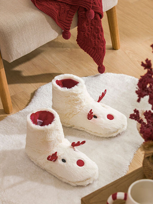 Hayvan Fig?rl? Pel?? Kad?n Ev Botu