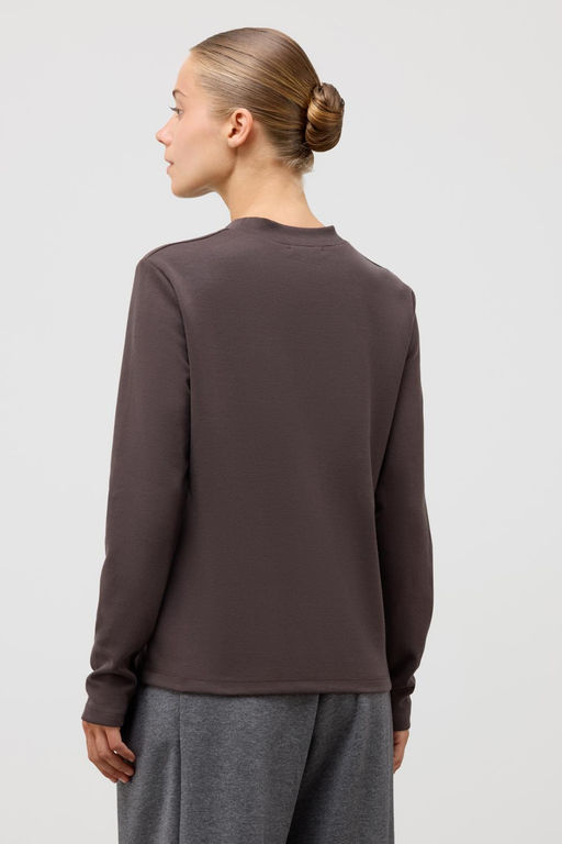 ЕВТ 3353/черный кофе джемпер (водолазка) жен