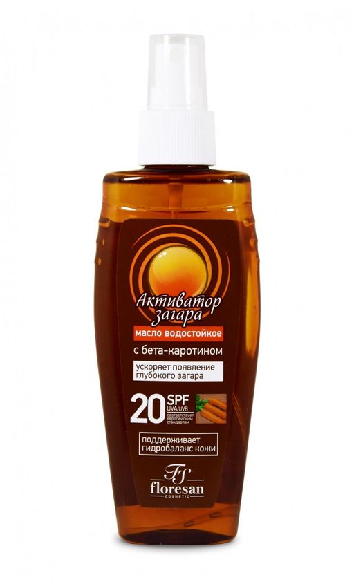 Ф-120а Масло водостойкое Активатор загара SPF 20 150 мл. /15