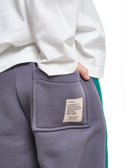 Брюки с лампасом для мальчика штаны спортивные 22-7681 светлый графит - Mini maxi фото 16