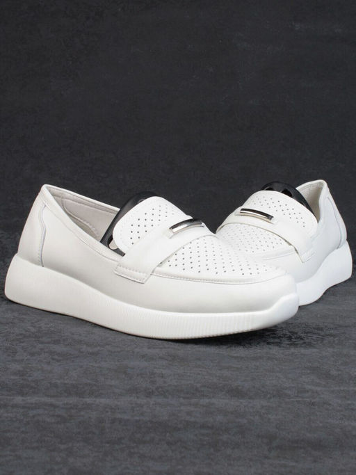 03-PDL 205-5 LT. BEIGE Полуботинки женские (натуральная кожа)