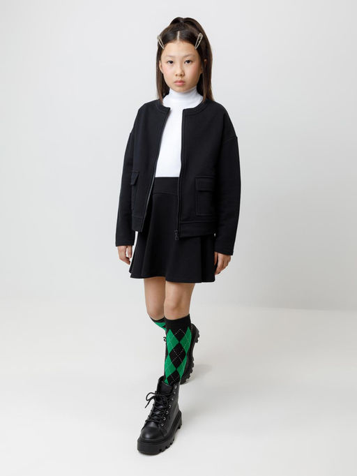 К 7148/черный юбка для дев - Crockid фото 2