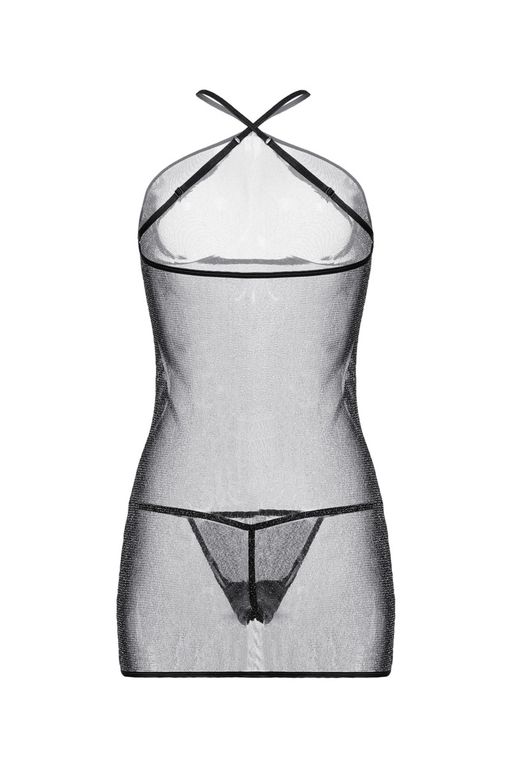 Комбинация и стринги Candy Girl Star с люрексом, черные, OS  фото 4