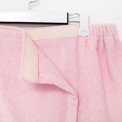 Набор для сауны Экономь и Я:полотенце-парео 68*150см + чалма, цв.св-розовый,100%хл, 320 г/м2  фото 9