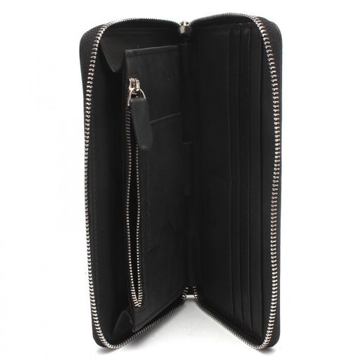 Портмоне/клатч муж Croco ПР-1303 натуральная кожа 2 отд, 8 карм, черный шора (1000) 236733  фото 3