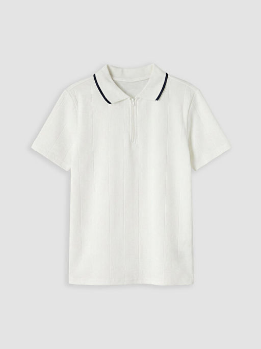 Polo Yaka Dokulu Erkek ?ocuk Ti??rt