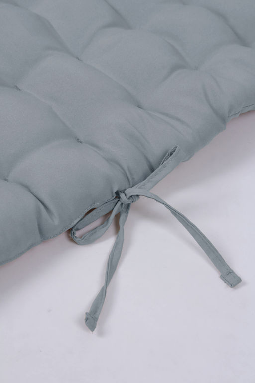 Подушка на стул со спинкой матрас подушка для кресла, 85х42х5 см на резинке и с завязками - Bio-line фото 12