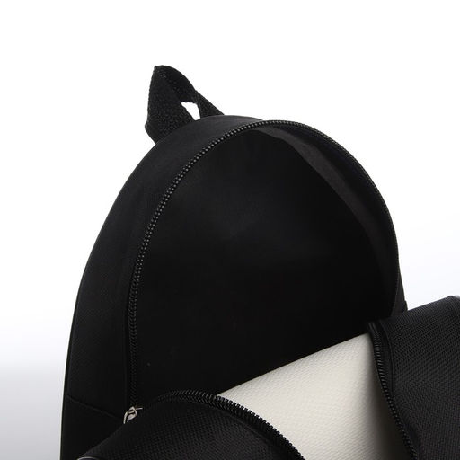 Рюкзак детский Кот в костюме акулы, 23*20,5 см, отдел на молнии, цвет черный - NAZAMOK KIDS фото 5