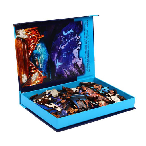 Пазл Вечерний пейзаж фигурные светящиеся детали - Puzzle фото 17