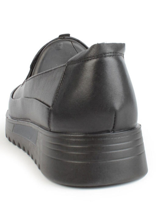 03-5306 BLACK Полуботинки женские (натуральная кожа)