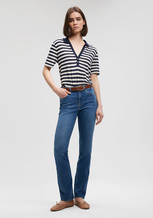Kendra Casual Vintage Indigo Mavisi Jean Pantolon