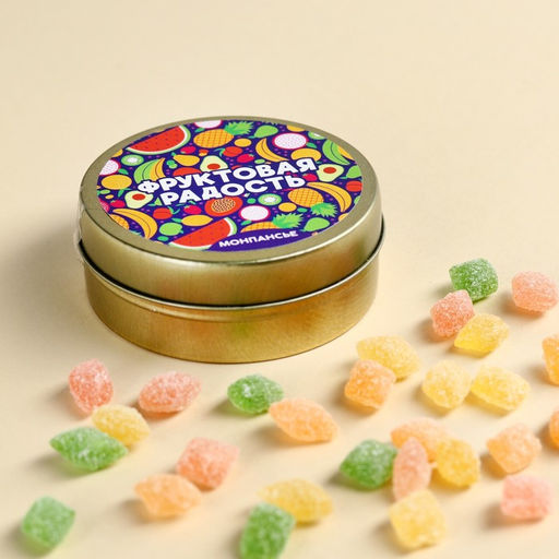 Монпансье в металлической банке Фруктовая радость, 85 г. - Simaland фото 3