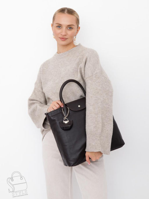 Сумка женская кожаная 1006LP d.coffee Polina&Eiterou  в Новосибирске