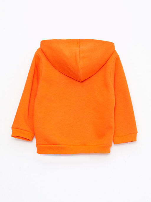 Kap??onlu Uzun Kollu Basic K?z Bebek Fermuarl? Sweatshirt - Waikiki фото 2