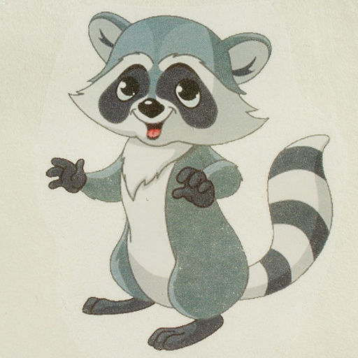 Цена за 2 шт. Шапка для бани с детской термопечатью "Енот"