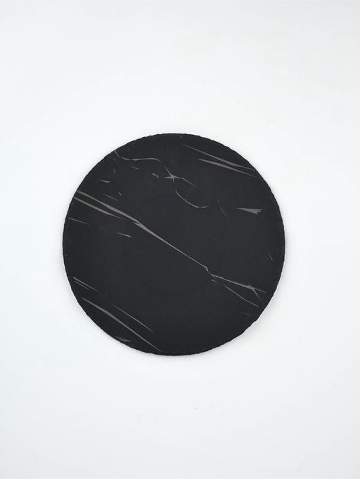 Доска для подачи из сланца Дорого внимание«Марбл S», d=20 см