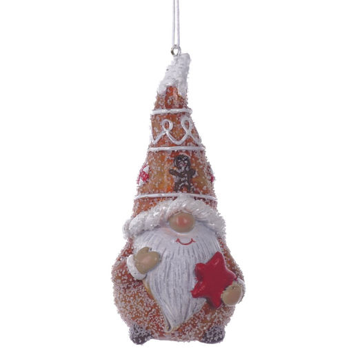 Фигурка декоративная подвесная "Гном", L4,5 W4,5 H10,5 см, 2в.