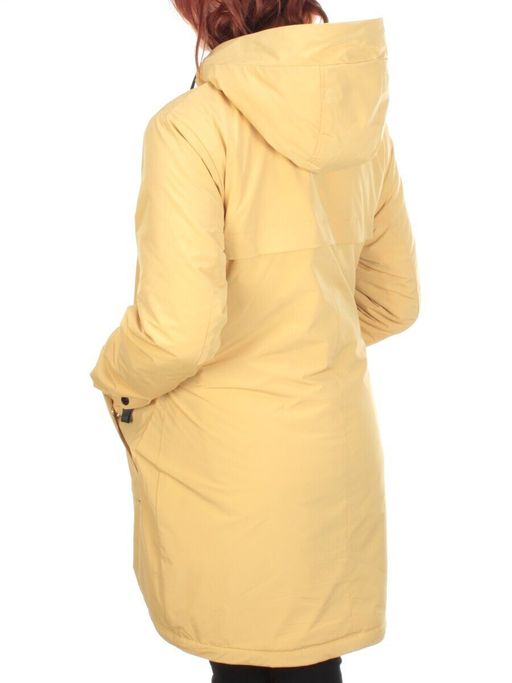 6122 YELLOW Куртка демисезонная женская AMAZING (100 гр.синтепона) - Фабричный китай фото 4