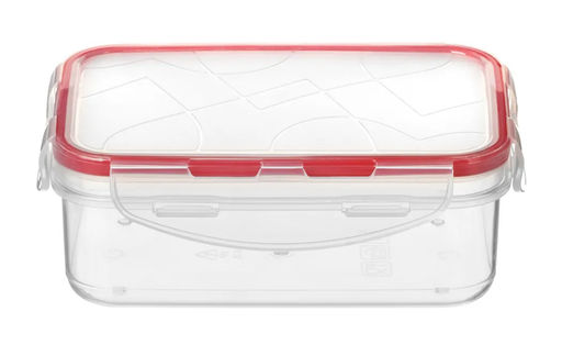 Цена за 2 шт. Контейнер для продуктов "Модена" прямоугольный 0,5л с защелками 221111006/03