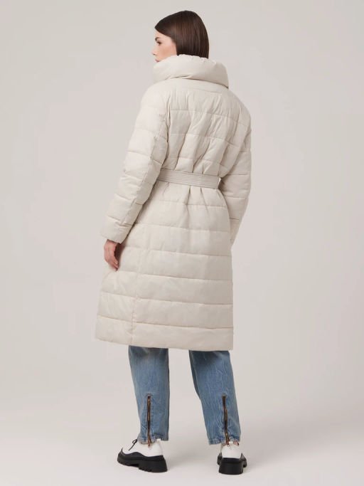 Пальто женское 1241123004 beige - Eleganzza фото 4