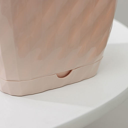 Цена за 2 шт. Горшок для цветов с поддоном «Классика», 1 л, бежевый