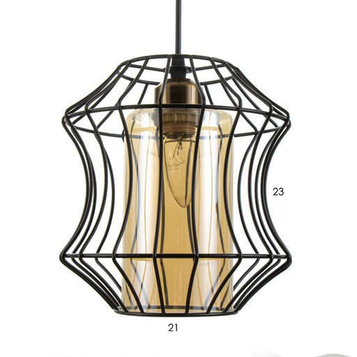 Светильник BayerLux «Аласер» Е27 40 Вт чёрный 19×19×22-122 см