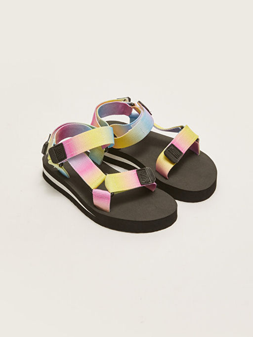 Bant Detayl? K?z ?ocuk Sandalet