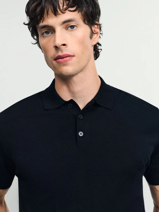 Джемпер поло regular fit / Zarina  фото 5