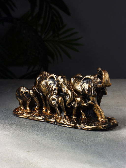 Фигурка полистоун «Семья слонов», 12×26×7 см