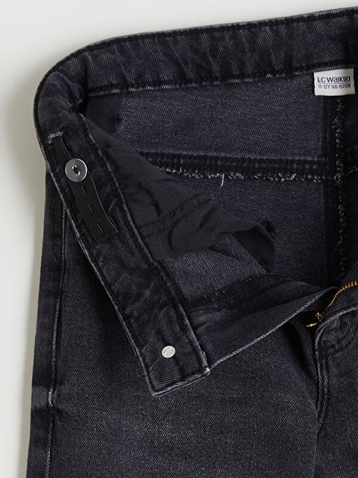 Straight Fit K?z ?ocuk Jean Pantolon