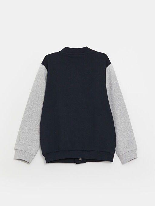 Nak??l? Uzun Kollu Erkek ?ocuk Kolej Ceket - Waikiki фото 2