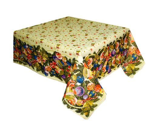 Колокольчики и шары - гобеленовая скатерть 145х145 см - Гобеленглавснаб фото 4